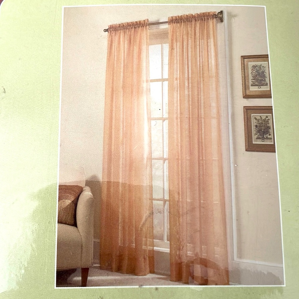 1 Sheer Panel in Antique Shade